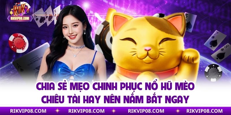 Chia sẻ mẹo chinh phục nổ hũ mèo chiêu tài hay nên nắm bắt ngay