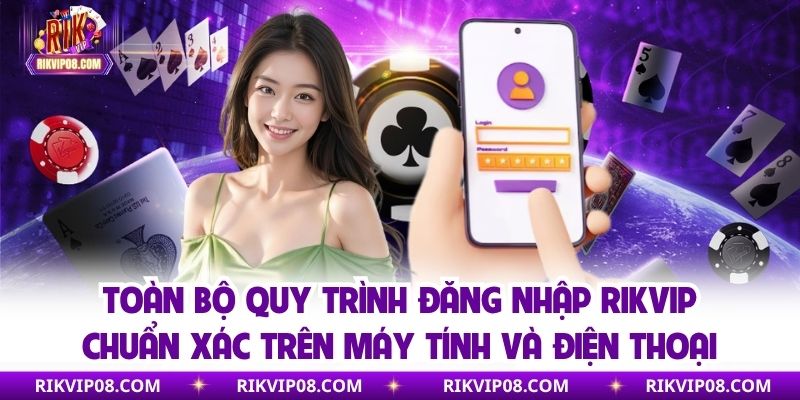 Đăng Nhập RIKVIP - Hướng Dẫn Chi Tiết Từ A Tới Z Năm 2025 Toàn bộ quy trình đăng nhập RIKVIP chuẩn xác trên máy tính và điện thoại
